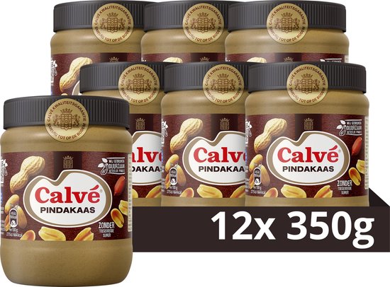 Calvé Pindakaas Regular (12 x 350g)