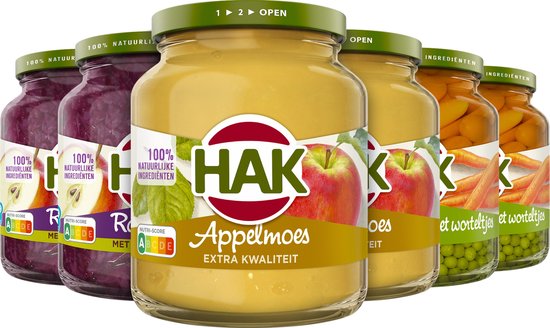 HAK Groenten Variatiemenu (6 potten)