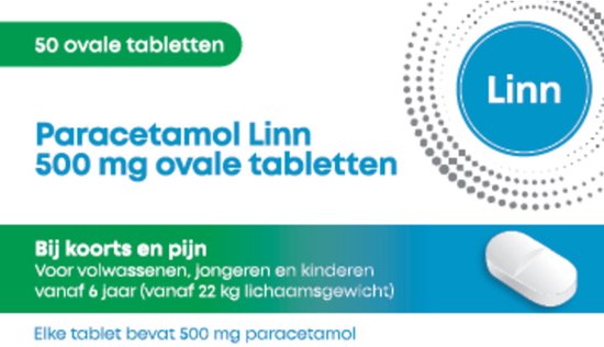 Linn Paracetamol 500mg (50 tabletten)